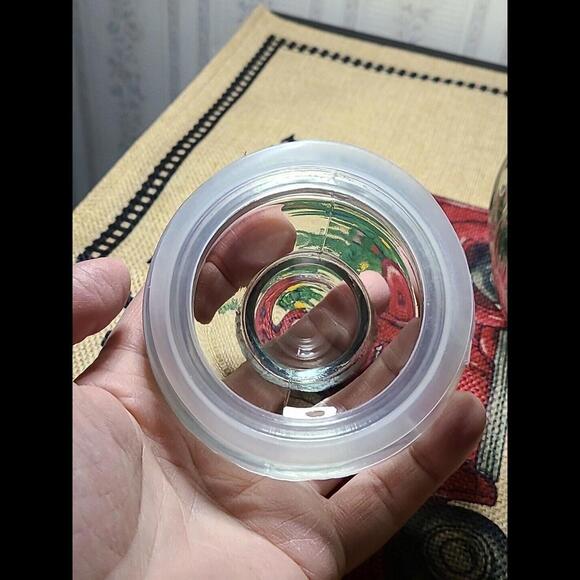 clear glass pumpkin jar - Picture 9 of 9